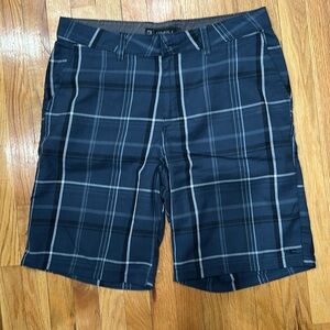 Men’s blue plaid short